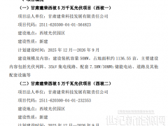 甘肅一光伏項(xiàng)目取得備案!