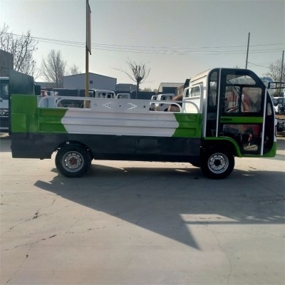 環衛尾板桶裝垃圾車廠家直銷尾板桶裝電動六桶八桶垃圾車價格表